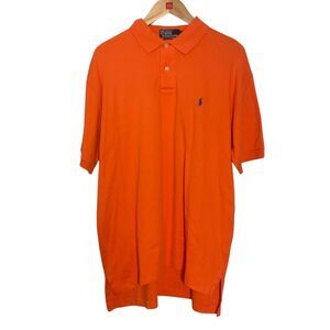 Polo Ralph Lauren Orange Polo Shirt Vintage Size Large